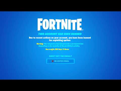 Fortnite is now Officially Banning players for 1 year