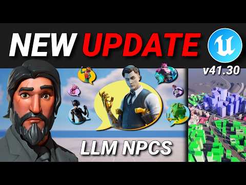 Publish LLM NPCs, Hiding Vehicles, Pinch Inputs & More in Fortnite Creative/UEFN! (Update 41.30)