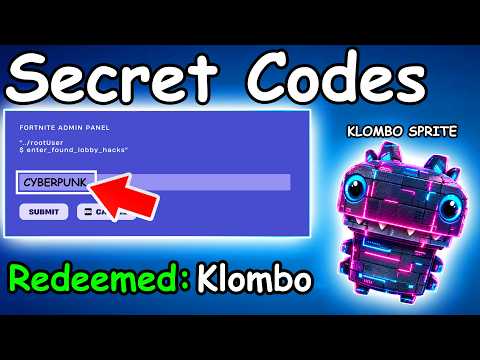 SECRET SPRITE ADMIN CODES in FORTNITE SEASON 4 SPRITE CODES! (New Secret Codes)