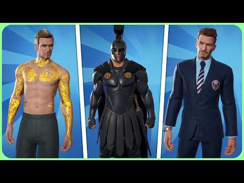 NEWLY Decrypted Fortnite Cosmetics! (David Beckham & Agamemnon)