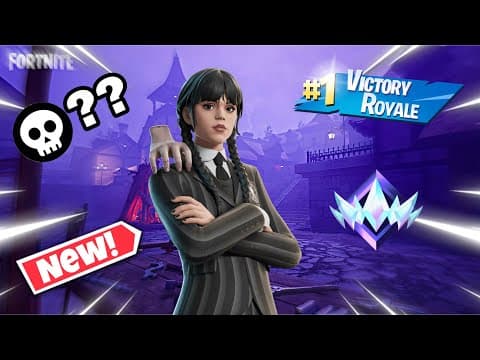 *NEW* Wednesday Addams Skin Gameplay! | Reload Zero Build