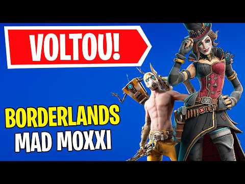 🔴 VOLTOU BORDERLANDS MAD MOXXI! Nova Loja de Hoje Fortnite [12 de Julho 2026] Loja de Itens