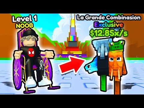 Starting OVER as NOOB with OP SECRET in Wheelchair For Brainrot Roblox..