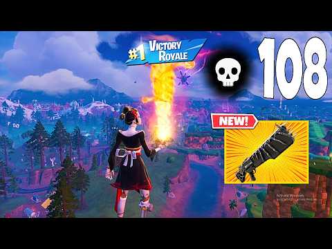 108 Elimination Squads "Zero Build" Gameplay Wins (NEW Fortnite Chapter 7 Season 4 PC)