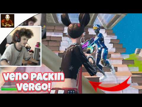 VENO vs VERGO😳 (1v1 REALISTICS) [FORTNITE TOKEN/WAGER]