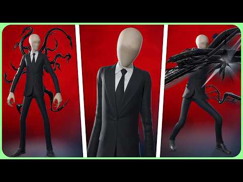 Slender Man x Fortnite EARLY Showcase! (+ Cosmetics on Other Skins)