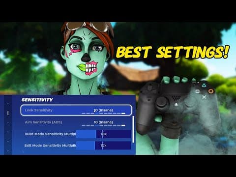 *NEW* BEST Controller SETTINGS + Sens for Console players! ( Tutorial)
