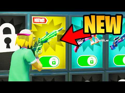 NEW Neon LMG in 1vs1 with every gun Fortnite