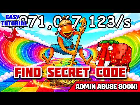 OPEN THE SEA FOR BRAINROT UNC MAP FORTNITE CREATIVE - FIND SECRETS CODE