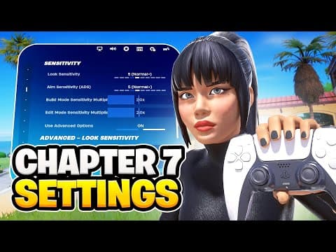 *NEW* BEST Controller Settings For Fortnite Chapter 7! (PS5/XBOX/PC)