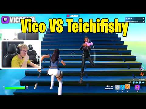 Vico VS Teichifishy 1v1 Buildfights! #fortnite