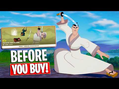 SAMURAI JACK BUNDLE | Gameplay + Combos! Before You Buy (Fortnite Battle Royale)