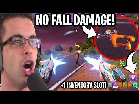 NickEh30 Reacts To Fall Damage REMOVED From Fortnite, Overwatch Collab & New Inventory Slot!