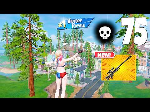 75 Elimination squads "Zero Build" Gameplay Wins (NEW Fortnite Chapter 7 Season 3 PC)