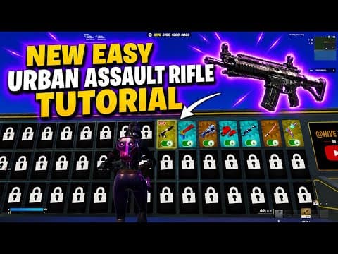 Fortnite 1v1 With Every Gun How To Unlock NEW Urban Assault Rifle😱! 