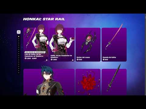TIENDA HOY -  LOTE "  Honkai: Star Rail " - TAQUILLA " Jinskow " - LOTE " Look del día " - 19/07/26