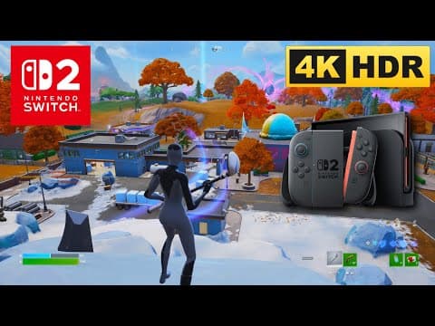 Fortnite Chapter 7 Nintendo Switch 2 Gameplay (4K 60FPS)