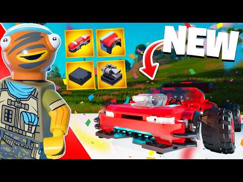 EXOTIC CARS in LEGO Fortnite! MORE PARTS From The Machinist in LEGO Fortnite Odyssey! (FREE!)
