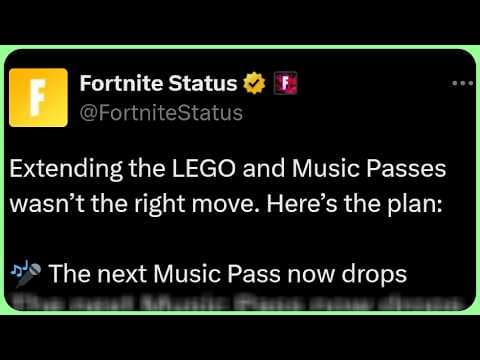 Fortnite's NEW LEGO / Music Pass Update Is Suspicious..