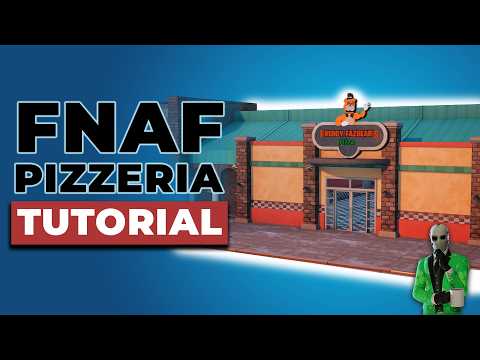 How to Make a Freddy Fazbear PIZZERIA | Fortnite Creative