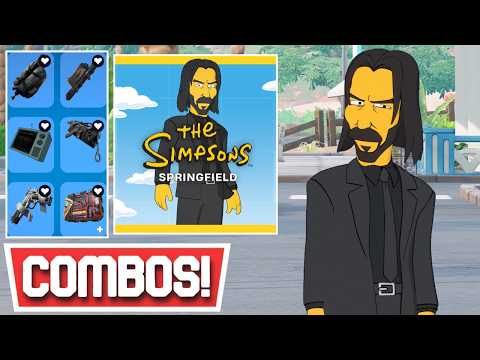 *NEW* BEST JOHN WICK (THE SIMPSONS) SKIN COMBOS [SEASON 3 BATTLE PASS]! | Fortnite