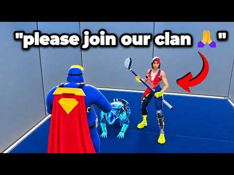 I ACCIDENTALLY Joined A Kid's Fortnite Clan 😂