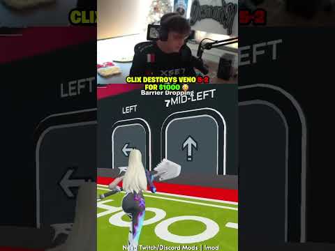 Clix DESTROYS Veno in a 1v1 for $1,000 😳
