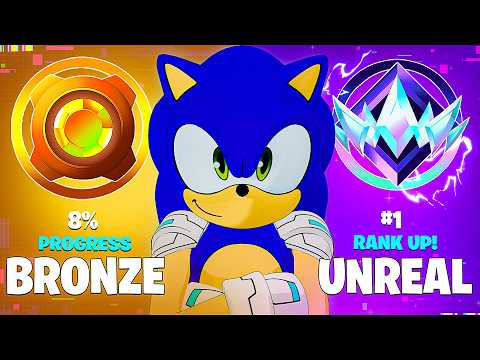 UNRANKED to UNREAL *SOLO* RANKED SPEEDRUN! (WORLD RECORD)