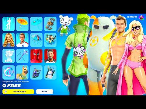 Fortnite NEW ICON, ALL FREE Rewards and Spider-Man BND Collab