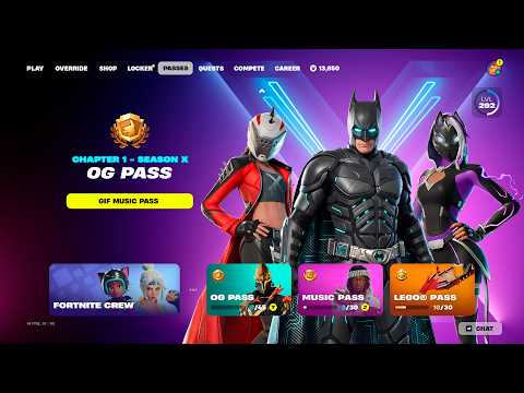 NEW BATTLE PASS in Fortnite! (EVERYTHING NEW, REWARDS, BATMAN LEGO)