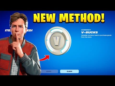 HOW TO GET FREE V-BUCKS in CHAPTER 7! (Fortnite)