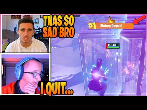 LACY Reacts To JSHOCK'S EMOTIONAL STORY While CARRYING Him To His FIRST EVER Fortnite WIN!