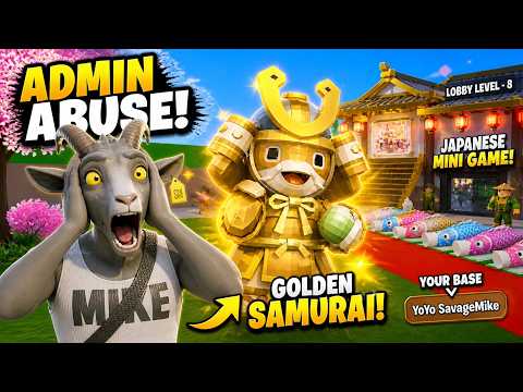 NEW ADMIN ABUSE! Japanese Golden Week In Fortnite STEAL THE BRAINROT! (ALL SECRET CODES!)