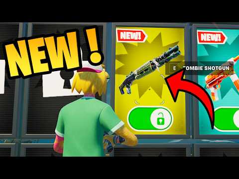 NEW Zombie Shotgun in 1vs1 with every gun Fortnite