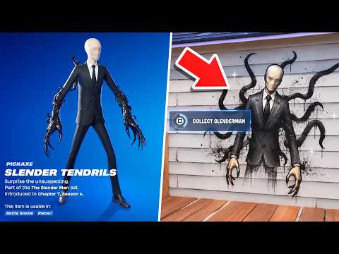 *UNLOCK* SLENDERMAN SKIN FREE REWARD in Todays Fortnite Update! (Slenderman Cup)