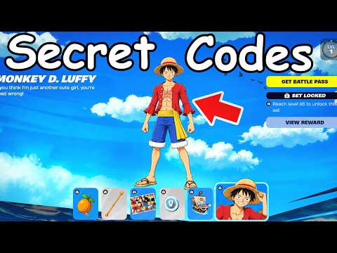 *NEW* Monkey D. Luffy Battle Pass ADMIN PANEL CODES Added in Todays Fortnite Update! (New Codes)
