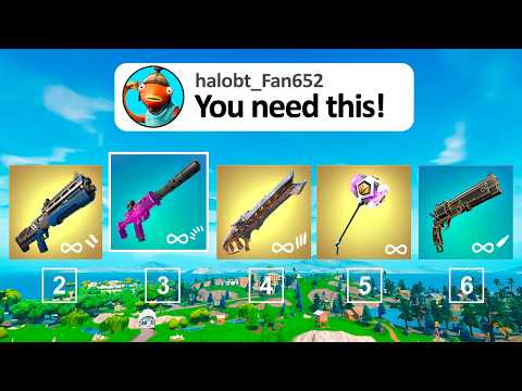I Tested YOUR Favorite Loadouts In Fortnite!