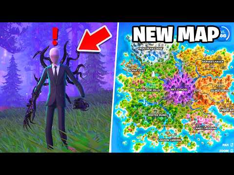 ALL *NEW* FREE REWARDS & NEW MAP in Fortnite Update! (Slenderman Boss & New Seasons Map)