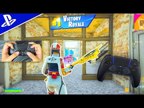 [1 HOUR] PS5 PRO Controller ASMR 😴 Handcam Fortnite Tilted Zone Wars 🎮