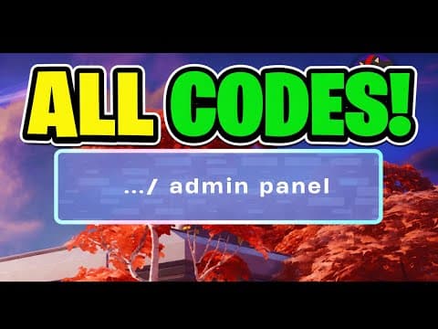 I Tested EVERY Admin Panel Code in Fortnite!