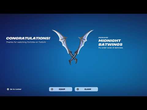 How to Get the NEW Midnight Batwings Pickaxe for FREE!