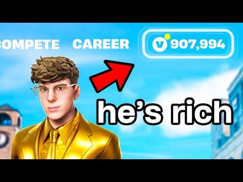 POOREST to RICHEST Subscriber In Fortnite!