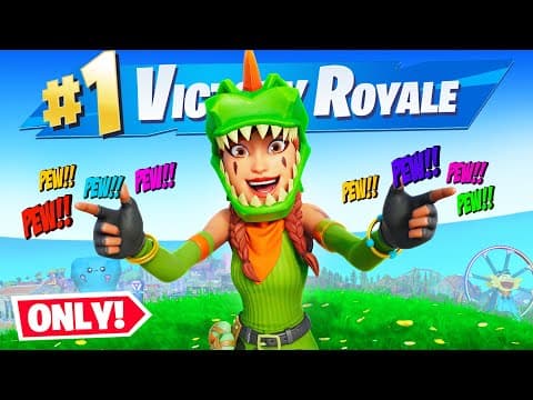 The *FINGER GUNS* ONLY Challenge in Fortnite!