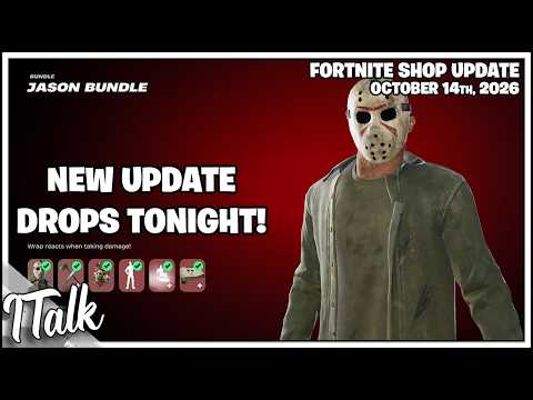 Fortnite Shop JASON VORHEES & NEW UPDATE TOMORROW! [October 14th, 2026] (Fortnite Chapter 7)