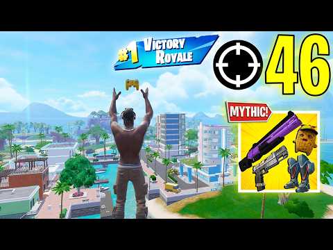 46 Elimination Solo Vs Squads Gameplay "Build" Wins (NEW! Fortnite Chapter 7 Season 3)