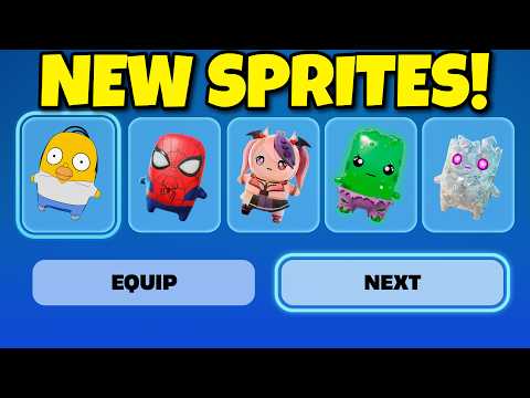 NEW SPRITES AVAILABLE NOW in Fortnite!