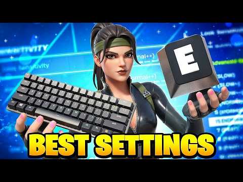 *NEW* Best Keyboard SETTINGS in Chapter 7 Season 4 + Sensitivity (Fortnite Tutorial)