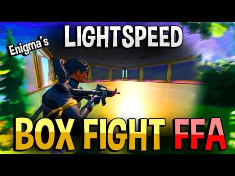 This MOST INSANE Boxfight map ever... LIGHTSPEED BOXFIGHT FFA