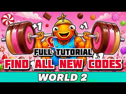 +1 MUSCLE TO BREAK WALLS MAP FORTNITE (ALL Newest SECRETS CODES) PARTT