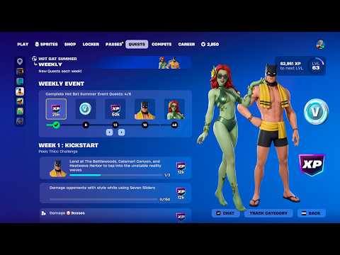 Everything *NEW* in FORTNITE DC SUMMER EVENT! (Batman Sprites, FREE Skin, NEW Rewards)